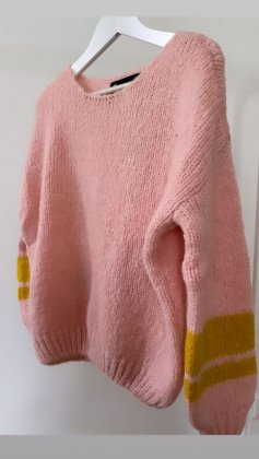 Paul X Clair Pullover Pink